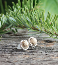 natural stone earrings jasper studs