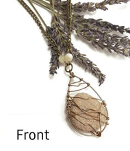 reversible stone necklace michigan beach rock diffuser necklace